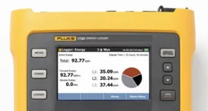 Registrador de energía eléctrica trifásico