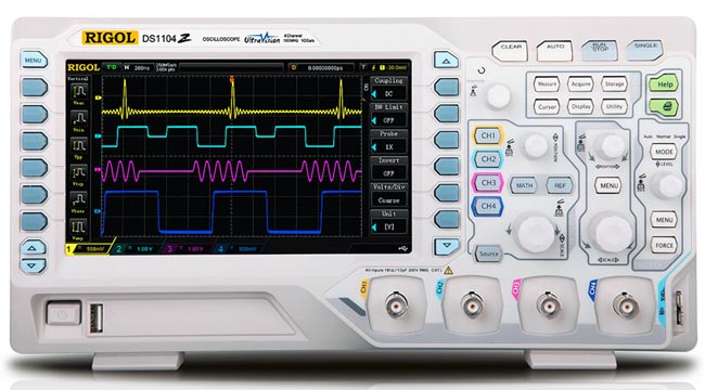 Osciloscopio digital de 70 MHz