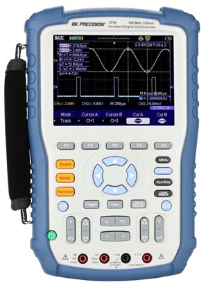 Osciloscopio de almacenamiento digital portátil