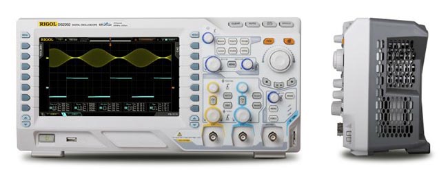 Osciloscopio digital con generador de ondas