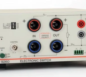 Switch electrónico para micro interrupciones en test