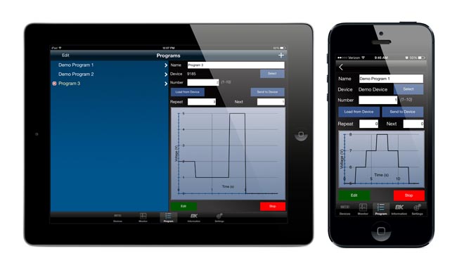 Control de fuentes mediante App 