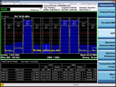 Software para medidas LTE-Advanced