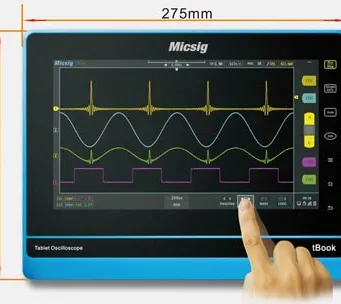 Osciloscopios en formato Tablet