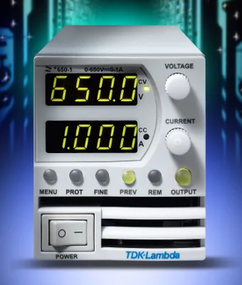 Fuentes de laboratorio programables hasta 650 Vdc