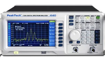 Analizador de espectro digital de 3 GHz