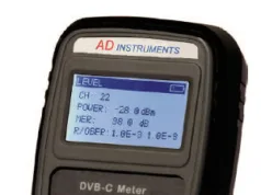 Medidor de campo DVB-C y analógico