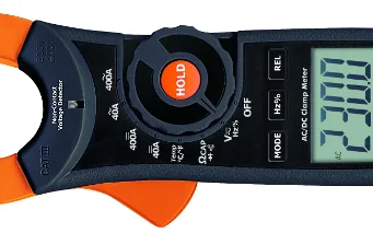 pinza amperimétrica CA - CC
