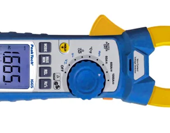 Pinza amperimétrica digital