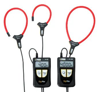 Amperímetros digitales TRMS con sensor flexible