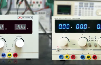 Gama básica de fuentes de laboratorio