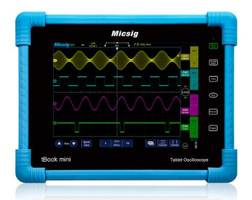 Osciloscopio rugerizado en formato tablet