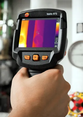 Cámaras termográficas ergonómicas