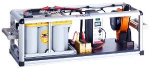 Fuente de alimentación móvil para automoción