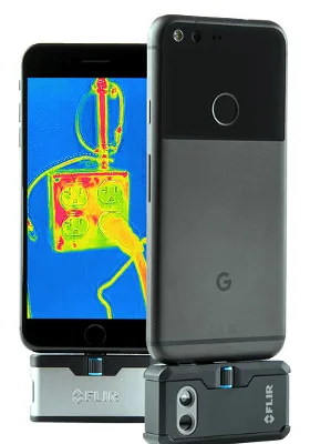 Cámaras de imagen térmica para Smartphones y Tablets