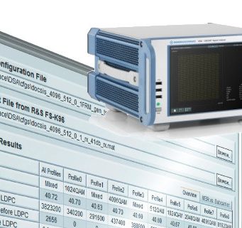 Analizador DOCSIS 3.0/3.1 de elevado rendimiento