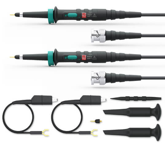 Sondas profesionales para osciloscopios