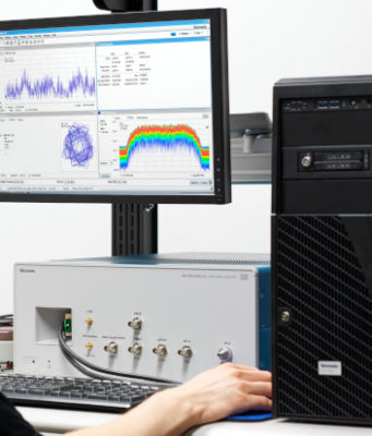 Analizador de señal con funcionalidad IQFlow
