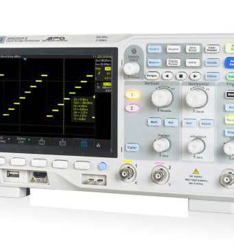 Osciloscopio de dos canales a 2 Gs/s