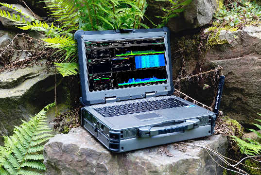 Analizador de espectro rugerizado y portable