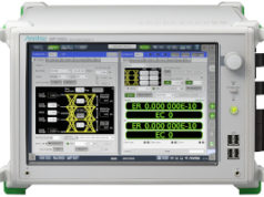 Analizador de señal con transceptor de 400 GbE