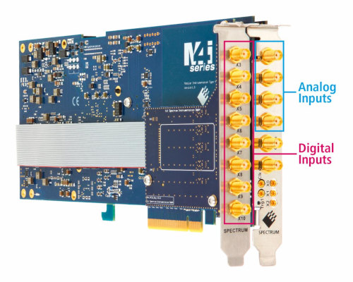 Digitalizadores PCIe con ocho entradas digitales adicionales