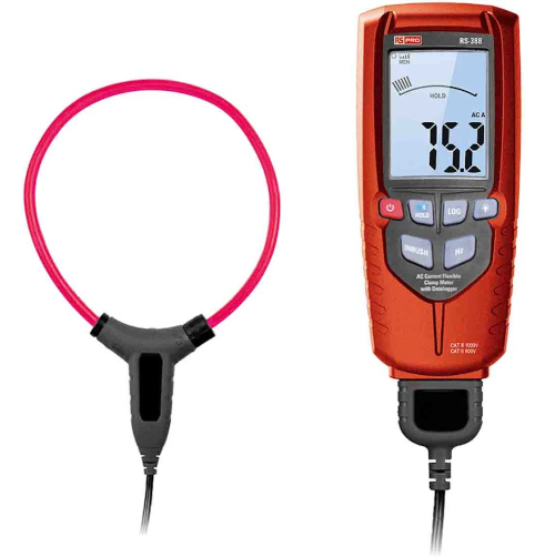 DT-388 Pinza amperimétrica de mano con sonda flexible 