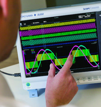 ScopeCorder DL950 adquisición de datos de alta velocidad