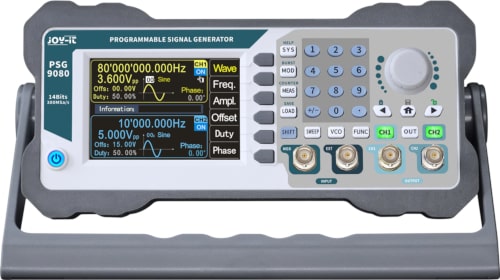 Estacionario Fértil Perca PSG9080 Generador de señales programable con LCD de 3.5” -