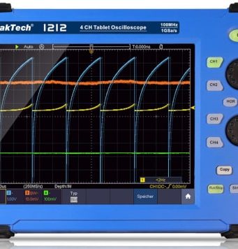 Osciloscopio PeakTech P 1212 en formato tablet