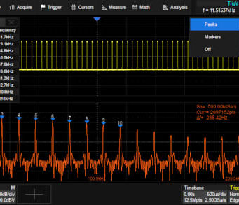 Osciloscopios potentes T3DSO3000