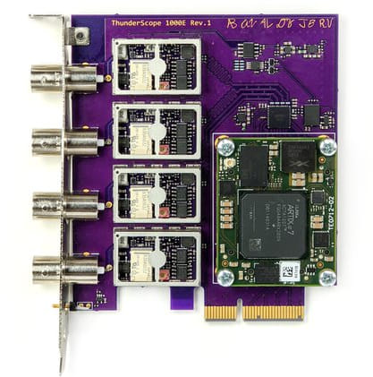 Osciloscopio definido por software ThunderScope