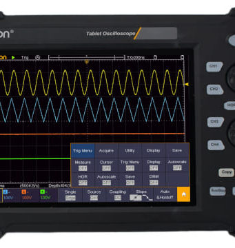 Osciloscopios en formato tablet serie TAO3000