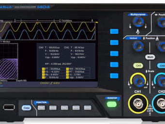 P 1404 Osciloscopio digital de 100 MHz, con dos canales y 1 GS/s