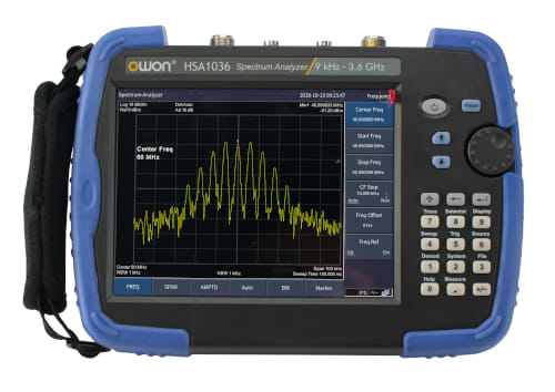 Analizadores de espectro manuales Owon HSA1000