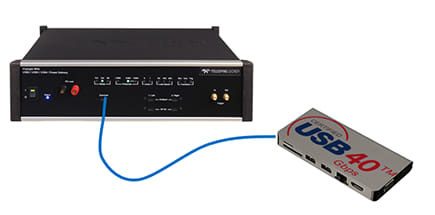 Voyager M4x Analizador con opción de prueba de compatibilidad USB4