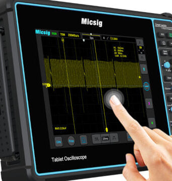 SATO1004 Osciloscopio de cuatro canales con formato tableta para automoción