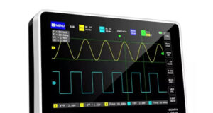 1013D Osciloscopio tipo tableta de dos canales con pantalla táctil de 7”