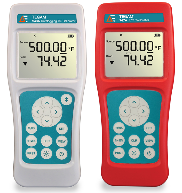 TEGAM Calibradores de temperatura portátiles de alta precisión