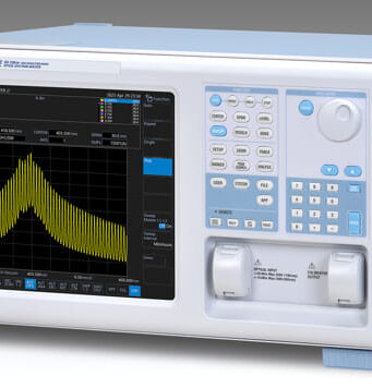 Analizadores de espectro óptico AQ6373E y AQ6374E de amplio rango