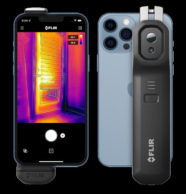 Cámara térmica-visible dual FLIR ONE Edge para dispositivos móvi