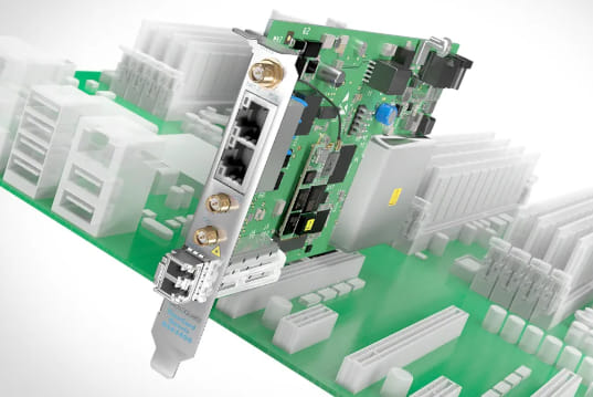 OSA 5400 TimeCard Tarjeta plug-in con aprobación OCP-TAP para centros de datos