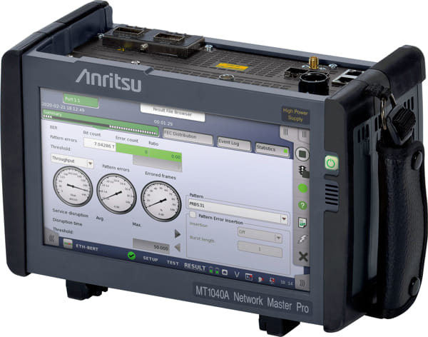 El analizador Network Master Pro MT1040A soporta OpenZR+