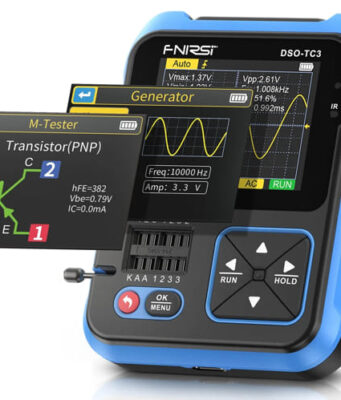 Osciloscopio digital y generador de señal portátil DSO-TC3